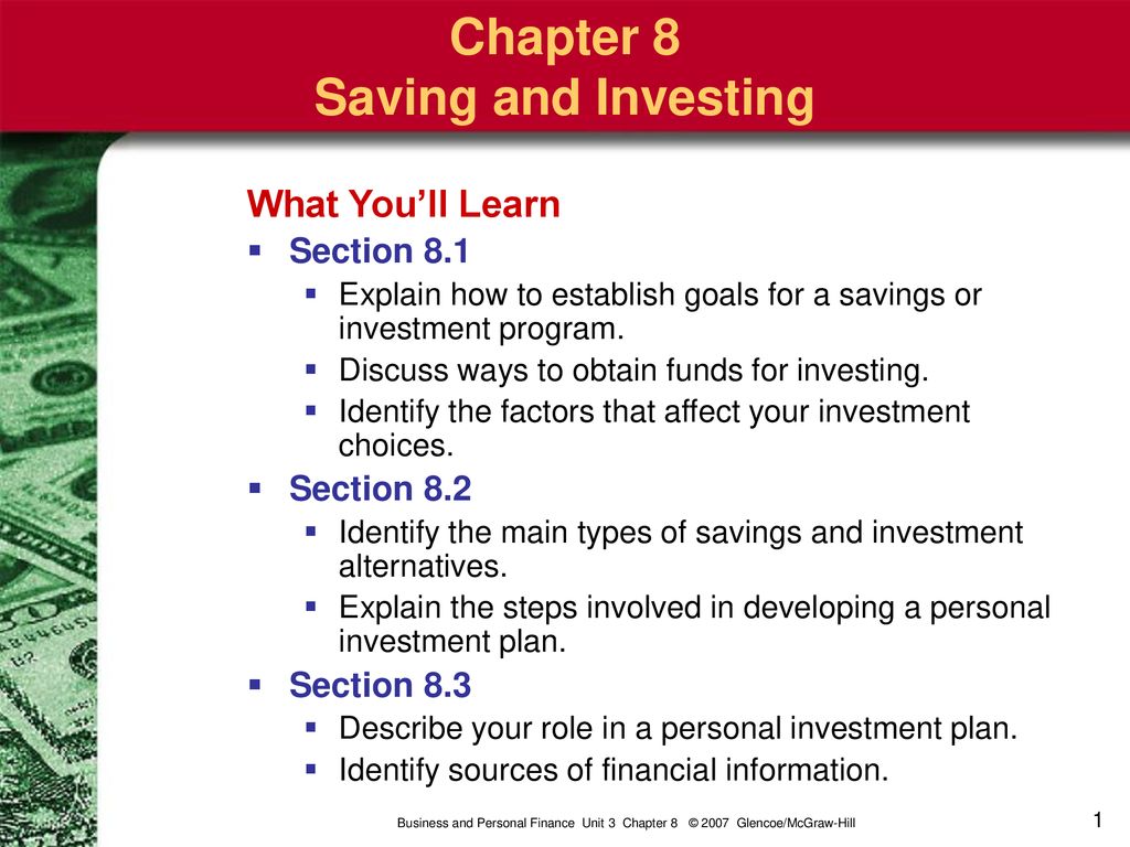 Economics chapter 11 section 1 saving and investing forex market hours holiday